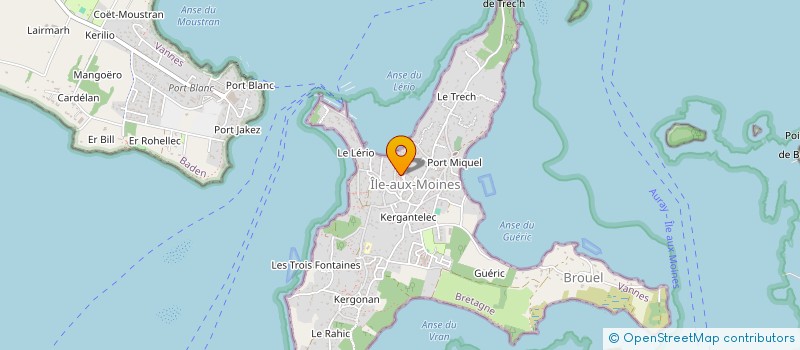 localisation de l'entreprise SCI TRIO  ILE-AUX-MOINES