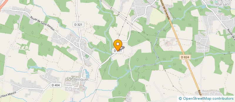 localisation de l'entreprise SCI TRIO BGB  BENQUET