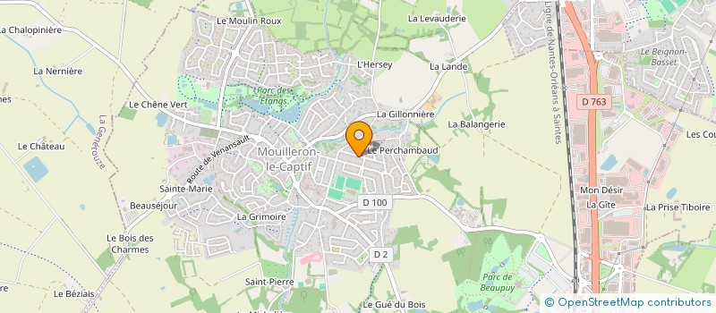 localisation de l'entreprise SCI TRIO'MINEAU  MOUILLERON-LE-CAPTIF