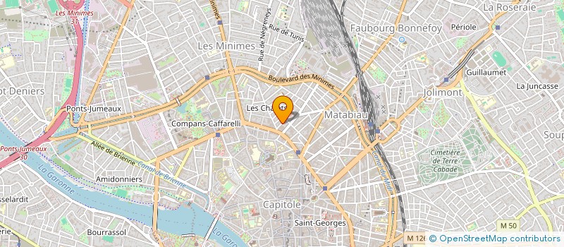localisation de l'entreprise SCI TRIOKAM  TOULOUSE