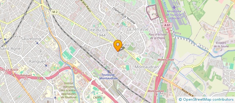 localisation de l'entreprise SCI TRIOLET à TOULOUSE