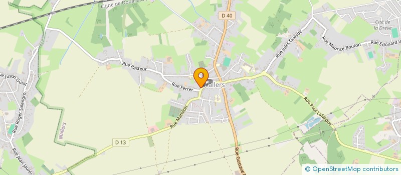 localisation de l'entreprise SCI TRIOLET à WALLERS