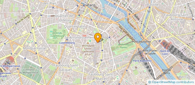 localisation de l'entreprise SCI TRIOLLIN  PARIS