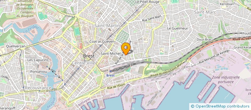 localisation de l'entreprise SCI TRIOULLIER PERE ET FILS à BREST