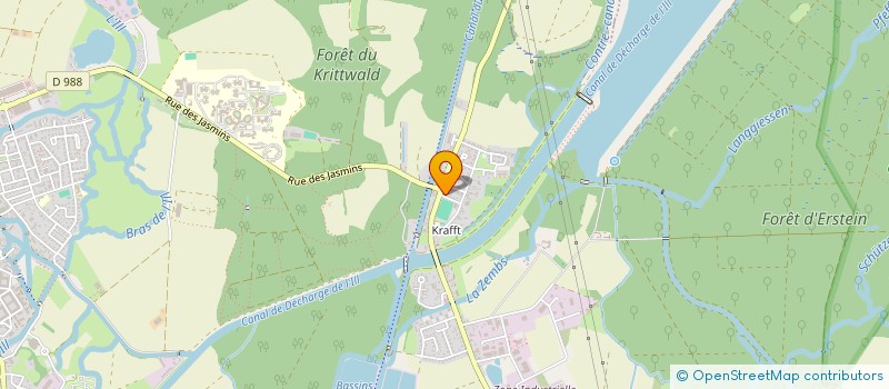 localisation de l'entreprise SCI TRIPAZE  ERSTEIN