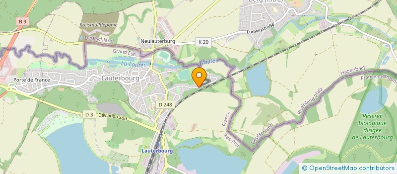 localisation de l'entreprise SCI TRIPFELACKER  LAUTERBOURG