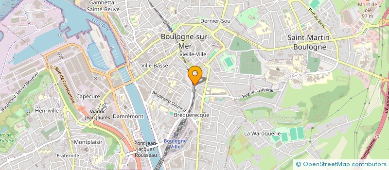 localisation de l'entreprise SCI TRIPIER  BOULOGNE-SUR-MER