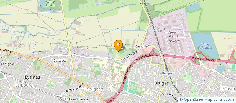 localisation de l'entreprise SCI TRIPLE A  BRUGES