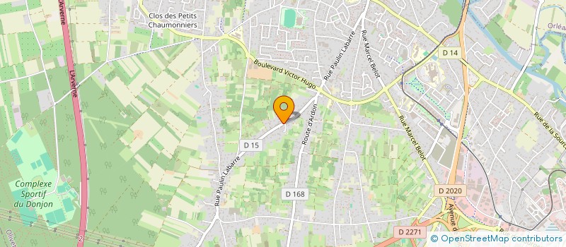 localisation de l'entreprise SCI TRIPLE A à OLIVET