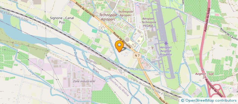 localisation de l'entreprise SCI TRIPLE ACTION  AVIGNON