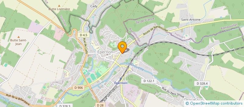 localisation de l'entreprise SCI TRIPLE C à EPERNON