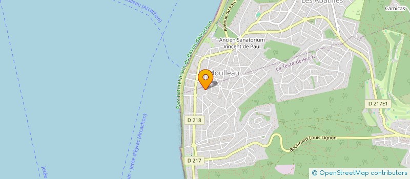 localisation de l'entreprise SCI TRIPLE HUIT  LA TESTE-DE-BUCH