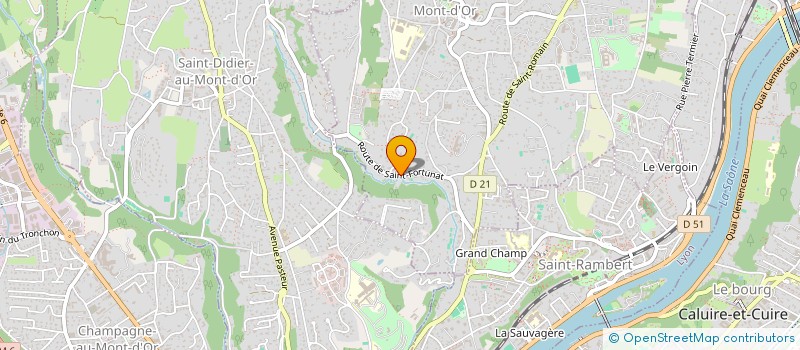 localisation de l'entreprise SCI TRIPTIK IMMO  SAINT-CYR-AU-MONT-D'OR