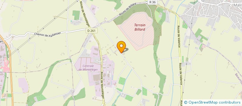 localisation de l'entreprise SCI TRIQUET à BEAUMONT-LES-VALENCE