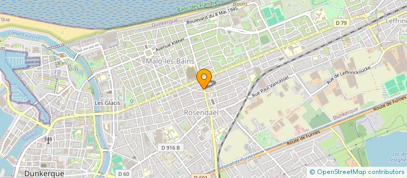 localisation de l'entreprise SCI TRISHA à DUNKERQUE