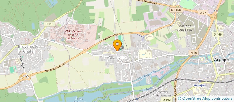 localisation de l'entreprise SCI TRISKEL  OLLAINVILLE