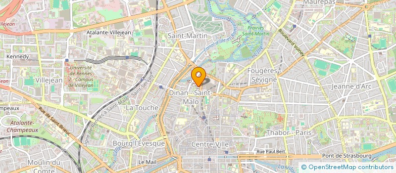 localisation de l'entreprise SCI TRISKEL DEL MAR  RENNES