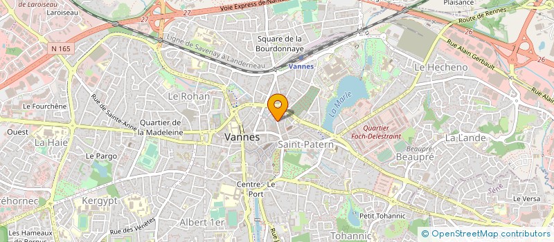 localisation de l'entreprise SCI TRISMUS à VANNES