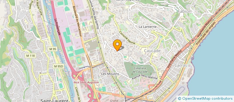 localisation de l'entreprise SCI TRISSOTIN à NICE