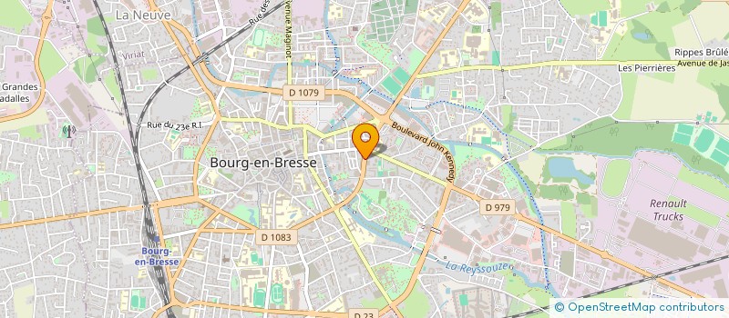 localisation de l'entreprise SCI TRISTAN à BOURG-EN-BRESSE
