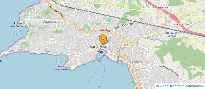 localisation de l'entreprise SCI TRITON à SANARY-SUR-MER