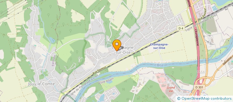 localisation de l'entreprise SCI TRIU TEMULI  CHAMPAGNE-SUR-OISE