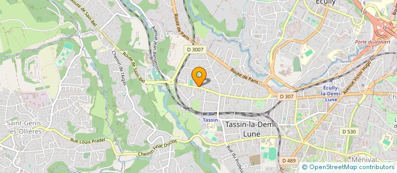 localisation de l'entreprise SCI TRIUM  TASSIN-LA-DEMI-LUNE