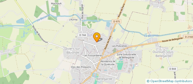 localisation de l'entreprise SCI TRIVAL à QUIERS-SUR-BEZONDE