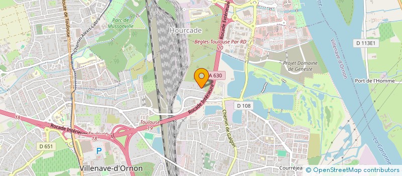 localisation de l'entreprise SCI TRIVIDIC  VILLENAVE-D'ORNON