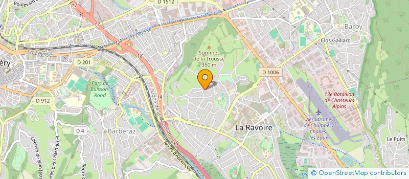 localisation de l'entreprise SCI TRIVIERA  LA RAVOIRE