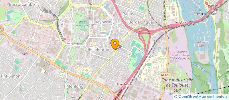 localisation de l'entreprise SCI TRIVISION à TOULOUSE