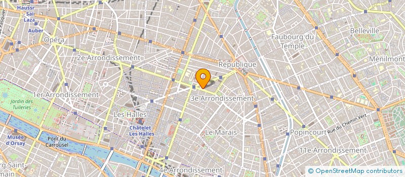 localisation de l'entreprise SCI TRIVIUM  PARIS