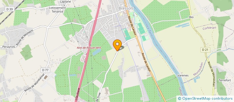 localisation de l'entreprise SCI TRIXE SC  BRESSOLS