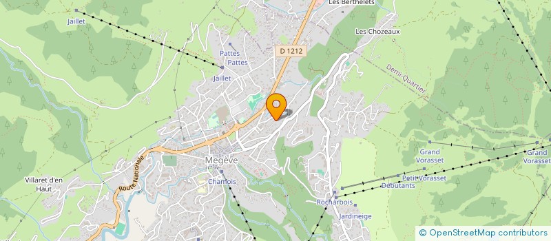 localisation de l'entreprise SCI TRIYOLO  MEGEVE