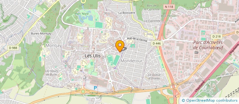localisation de l'entreprise SCI TROALEN  LES ULIS