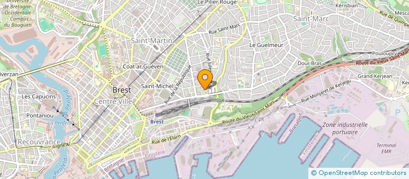 localisation de l'entreprise SCI TROALEVE à BREST