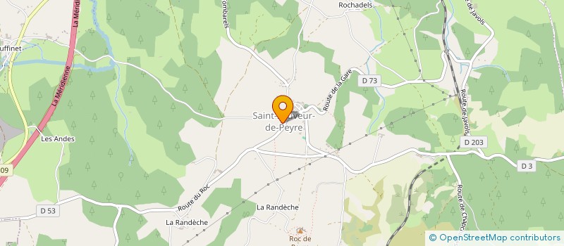 localisation de l'entreprise SCI TROCELLIER  PEYRE EN AUBRAC