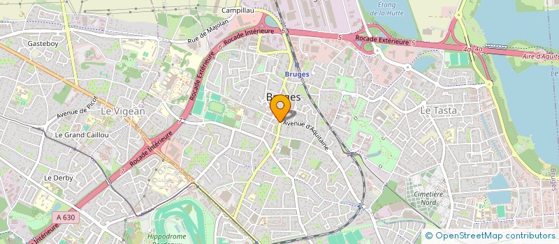 localisation de l'entreprise SCI TROENE DES PLUVIERS  BRUGES