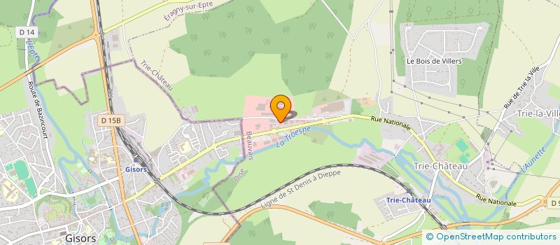 localisation de l'entreprise SCI TROESNE  TRIE-CHATEAU