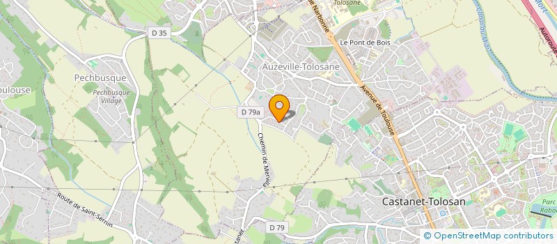 localisation de l'entreprise SCI TROFPL  AUZEVILLE-TOLOSANE