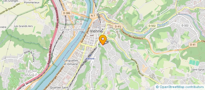 localisation de l'entreprise SCI TROIJI  VIENNE