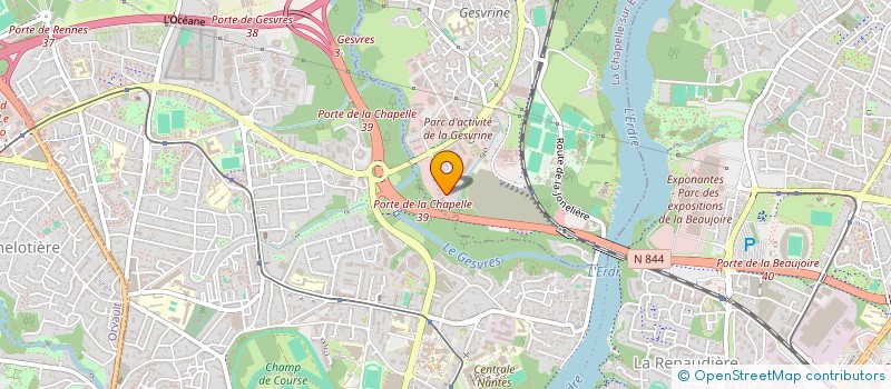 localisation de l'entreprise SCI TROIMA à LA CHAPELLE-SUR-ERDRE