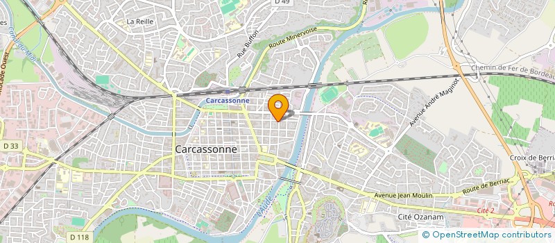 localisation de l'entreprise SCI TROIS à CARCASSONNE
