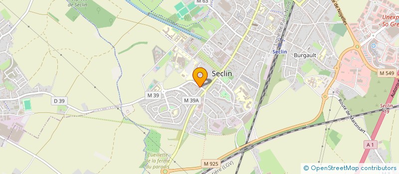 localisation de l'entreprise SCI TROIS  SECLIN