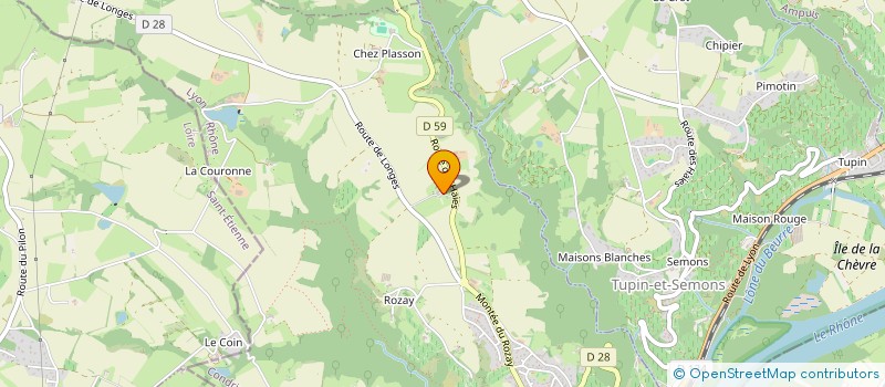 localisation de l'entreprise SCI TROIS B  CONDRIEU