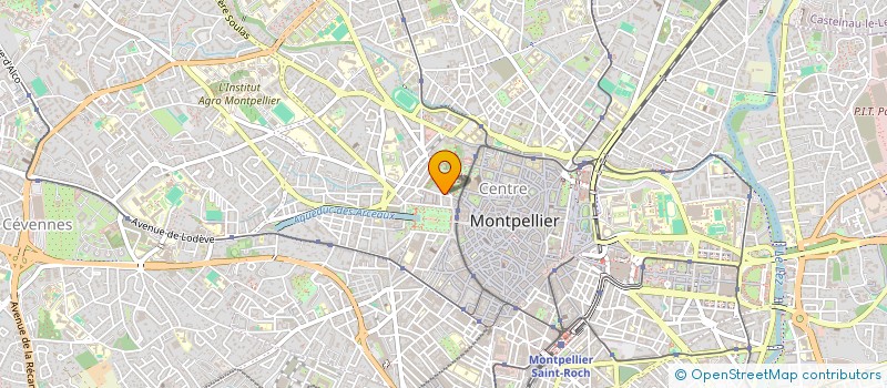 localisation de l'entreprise SCI TROIS CENT SOIXANTE à MONTPELLIER