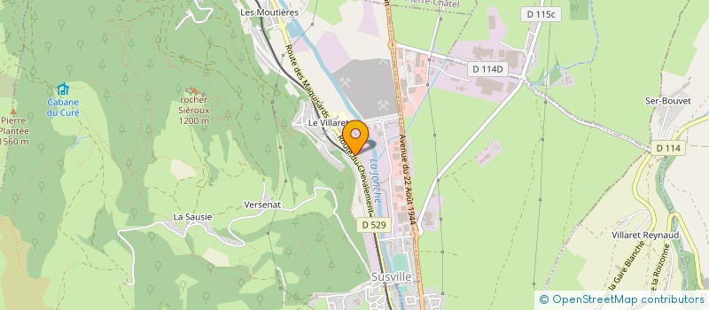 localisation de l'entreprise SCI TROIS CROIX  SUSVILLE