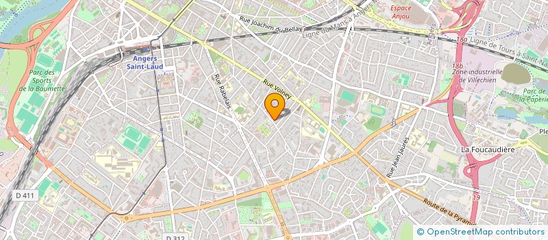 localisation de l'entreprise SCI TROIS DE LA CHAPELLE à ANGERS