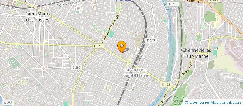 localisation de l'entreprise SCI TROIS DU DOUZIEME à SAINT-MAUR-DES-FOSSES