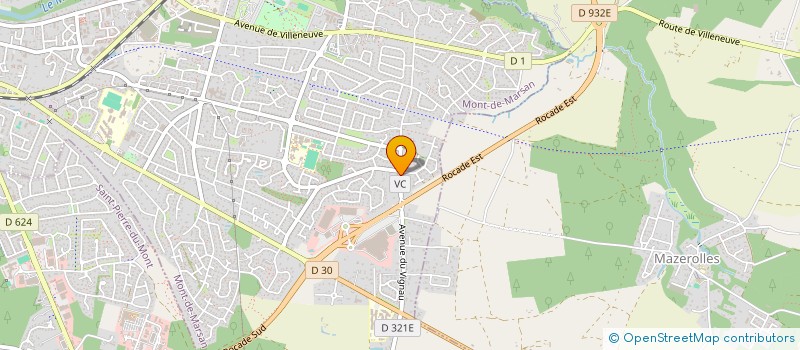 localisation de l'entreprise SCI TROIS F à MONT-DE-MARSAN